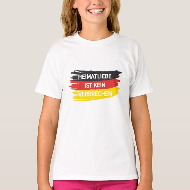 Pro AFD Deutschland | Camiseta alternativa Spruch (Anverso)