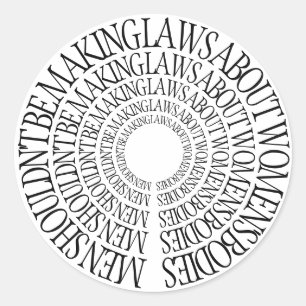 Pro Choice - Pegatina de Ronda Feminista