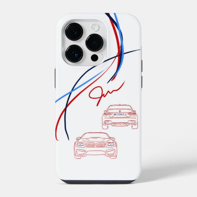 Pro Funda BMW M3/M4 para iPhone 14 (Reverso )