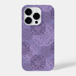 Pro Funda Boho Purple Mandalas para iPhone 14 Plus