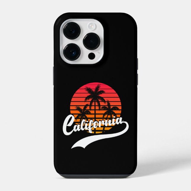 Pro Funda California Retro Case-Mate para iPhone 14 Pr (Reverso )