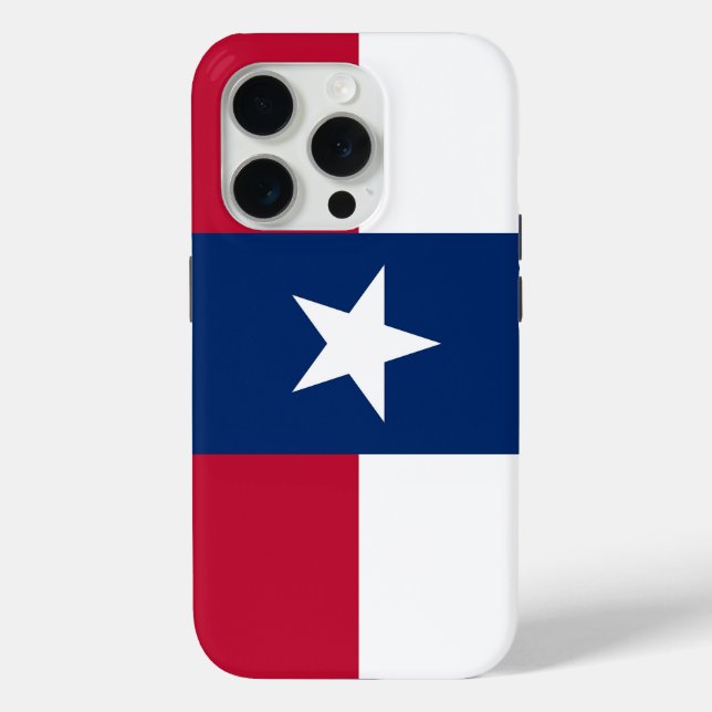 Pro Funda Case-Mate para iPhone 15 Pro, bandera de Tex (Reverso )