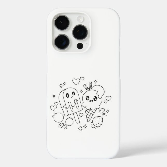Pro Funda de iPhone 16 de Cute Animal Personalizado (Reverso )