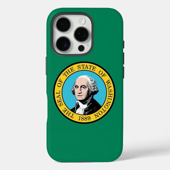 Pro Funda para Apple iPhone 16 Pro, bandera del estado (Reverso )