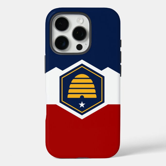 Pro Funda para Apple iPhone 16 Pro, bandera del estado (Reverso )