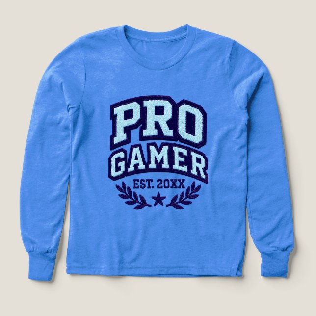 PRO GAMER — Parche Varsity Chenille (Diseño frontal)