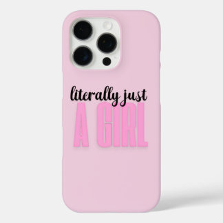 Pro literalmente solo una chica - funda para iphone 16