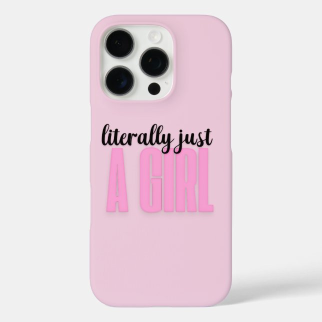 Pro literalmente solo una chica - funda para iphone 16 (Reverso )