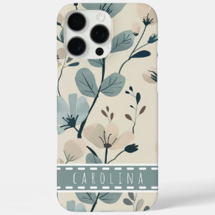 Pro Max Funda de iPhone 16 de flor de menta, Funda de nomb