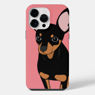 Pro Max Funda para Apple iPhone 14 Miniature Pinscher Min