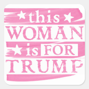 pro Trump - esta mujer es para Pegatinas de Trump 