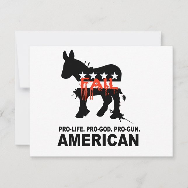 Pro-vida. A favor de Dios. Pro-Gun American (Anverso)