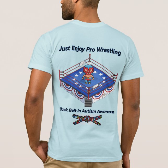 Pro Wrestling es una camiseta artística (Reverso)