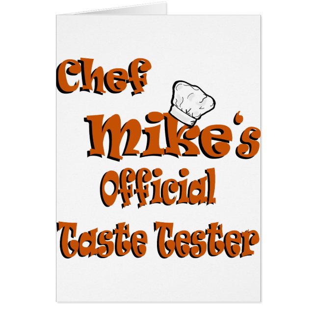 Probador de gusto del chef Mike (Frente)