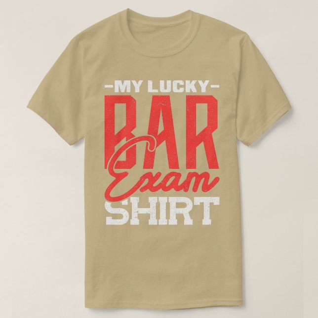 Probando mi Barman de camiseta de examen de bar af (Diseño del anverso)