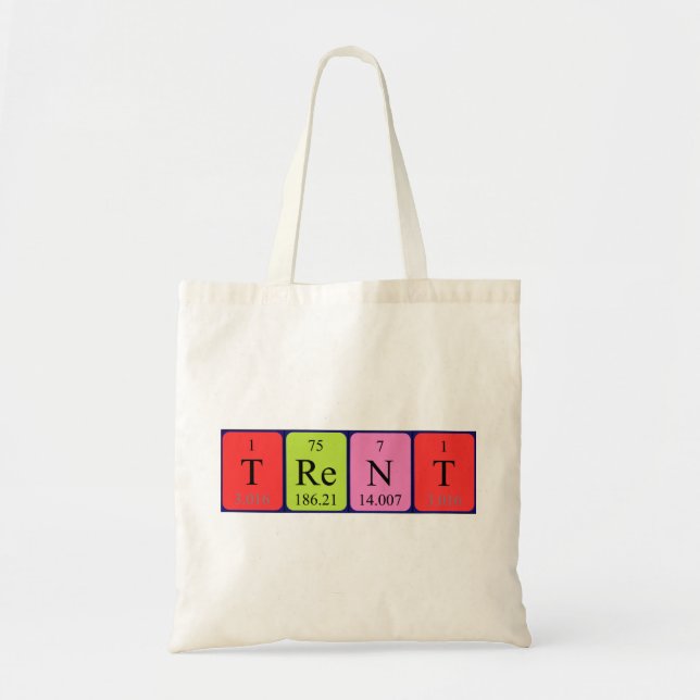 Probar el nombre de tabla periódica de la bolsa (Frente)