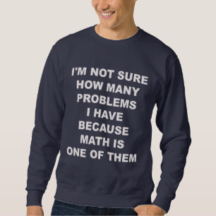 Problemas con matemáticas. Suéter