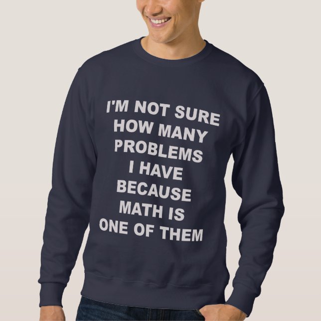 Problemas con matemáticas. Suéter (Anverso)
