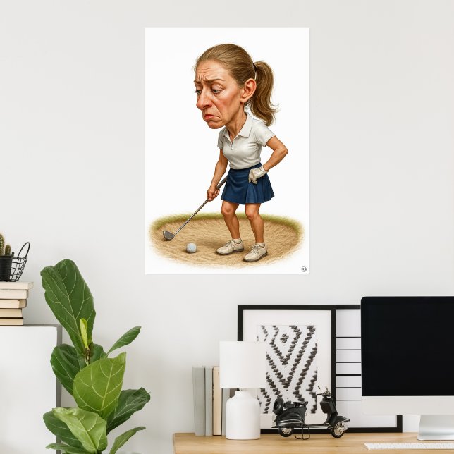 Problemas de los Bunker - Impresión de arte de gol (Oficina en casa)