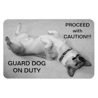 Proceder con imán de precaución