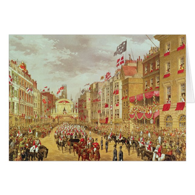 Procesión de la boda de Edward, Príncipe de Gales (Anverso (Horizontal))