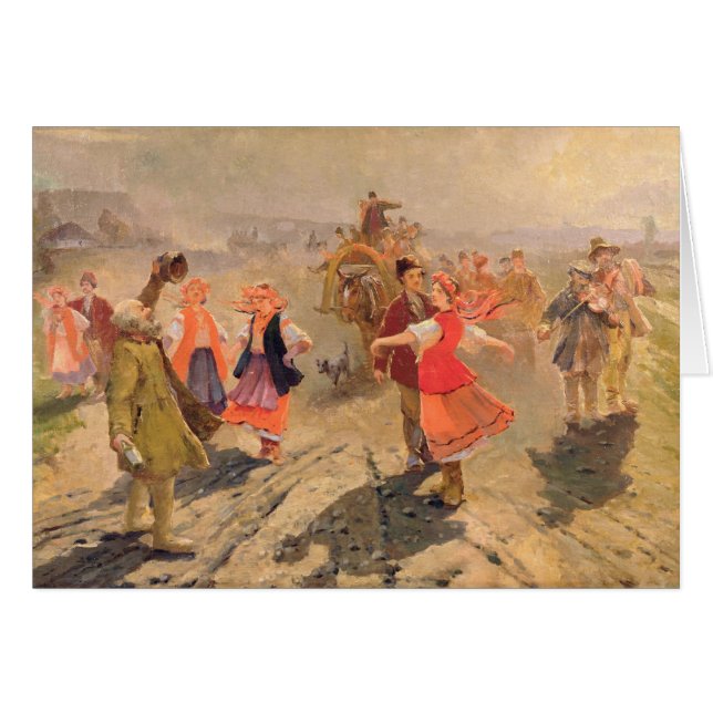 Procesión de la boda en la región de Orel (Anverso (Horizontal))