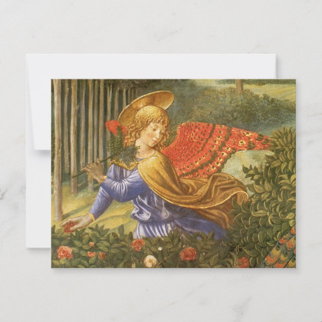 Procesión de los Magos Ángel por Benozzo Gozzoli (Anverso)