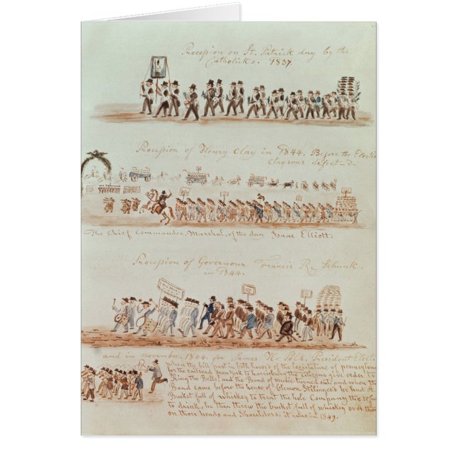 Procesión del día de St Patrick (Frente)