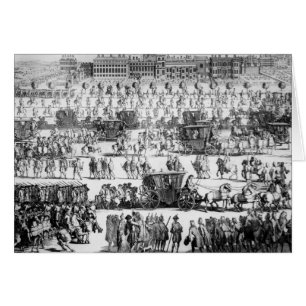 Procesión del Rey Jorge I al Palacio de Santiago