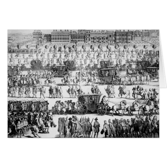 Procesión del Rey Jorge I al Palacio de Santiago (Anverso (Horizontal))