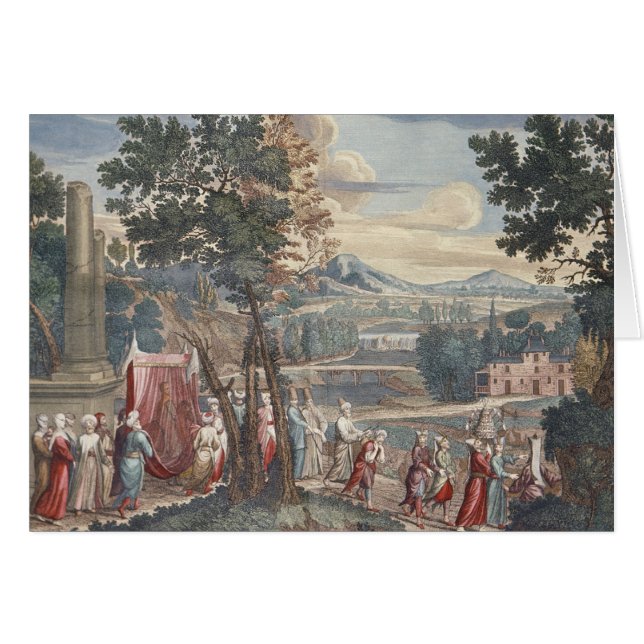 Procesión turca de la boda, 1712-13 (Anverso (Horizontal))