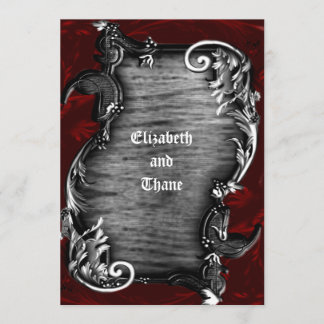 Proclamación Invitación al vampiro gótico