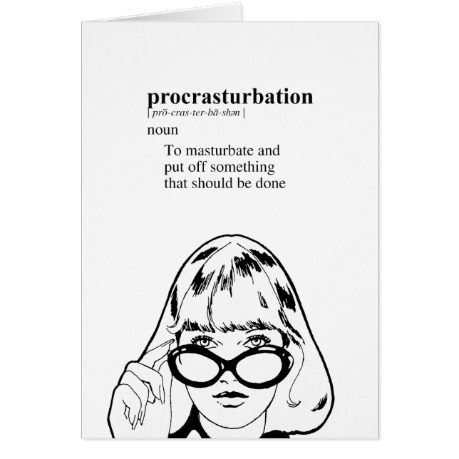 PROCRASTURBATION (Frente)