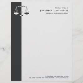 Procurador/abogado - papel con membrete de los