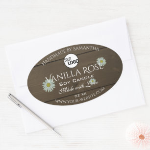 Producto de grano de madera Etiquetas de envasado 