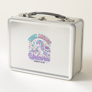 Producto Gr de estilo retro de unicornio de neón d