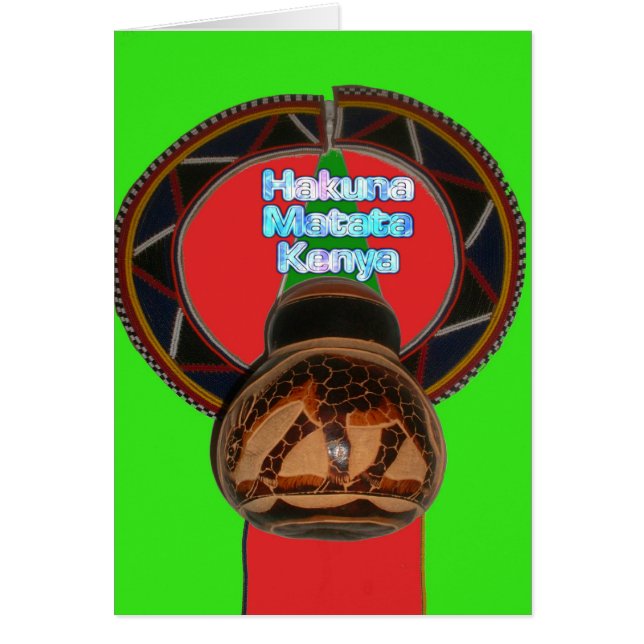 Producto Hakuna Matata Kenya Art Print Personaliza (Frente)