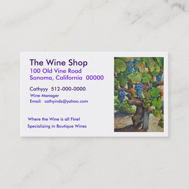 Productor de 100 años - tarjeta de visita (Anverso)