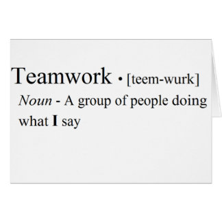 Productos divertidos del trabajo en equipo