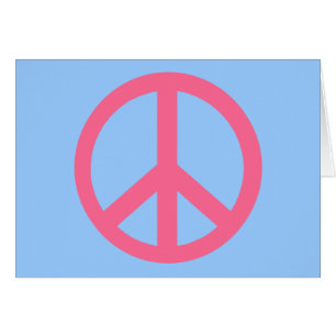 Productos rosados del signo de la paz