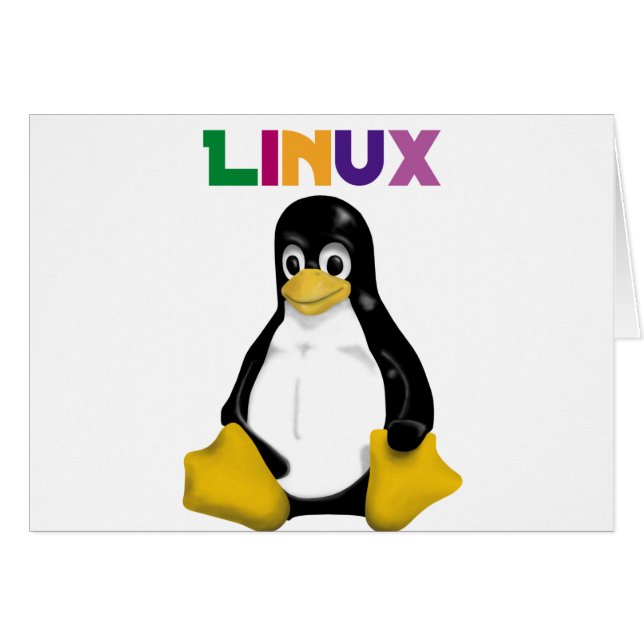 ¡Productos y diseños de Linux! (Anverso (Horizontal))