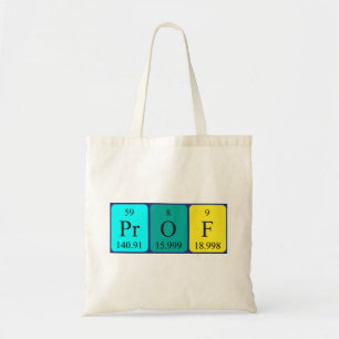 Prof. nombre de tabla periódico de la bolsa