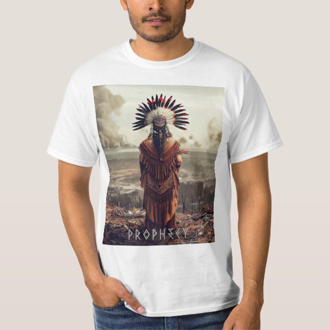Profecía blanca #2 Escrutinio camiseta (Anverso)
