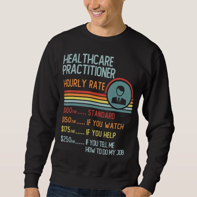 Profesional de la salud Retro de camisetas con tar (Anverso)