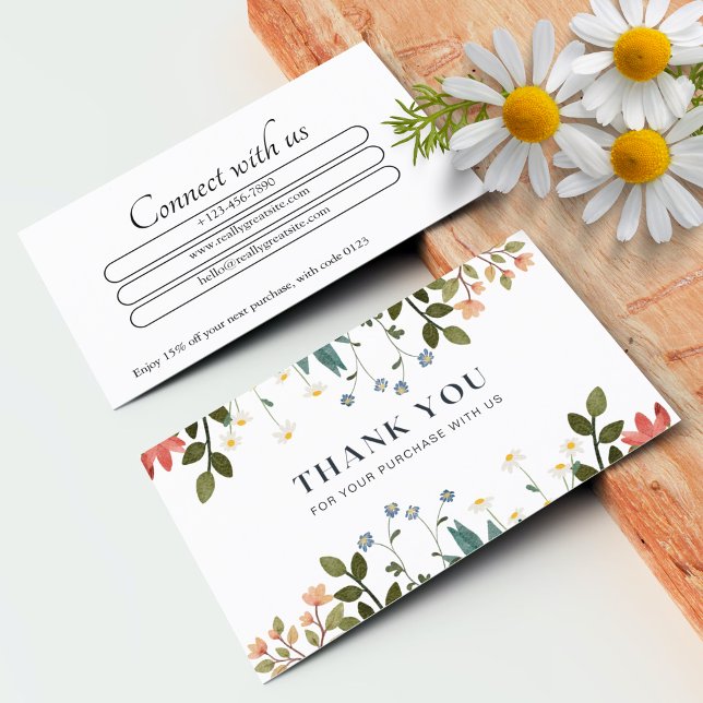 Profesional de tarjetas de agradecimiento personal (Personalized Thank You Cards Professional)