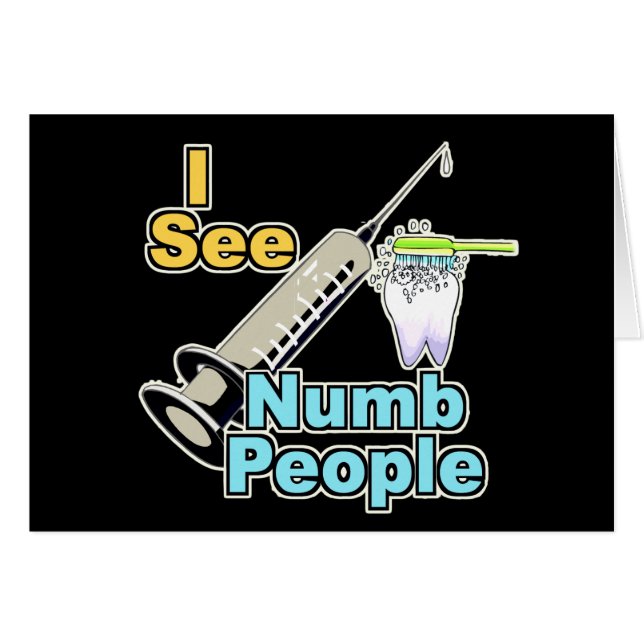 Profesional dental divertido (Anverso (Horizontal))