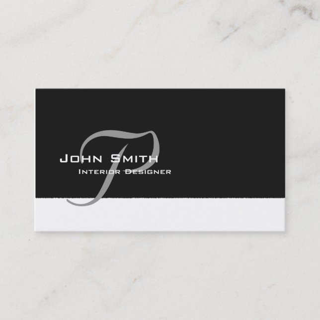 Profesional elegante de la tarjeta de visita con (Anverso)
