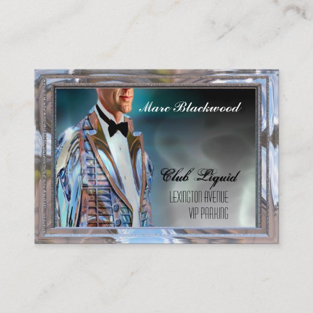 Profesional elegante de la tarjeta de visita de (Anverso)