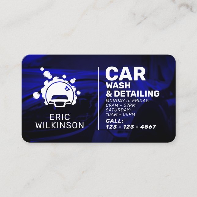 Profesional minimalista con tarjeta de visita de l (Anverso)