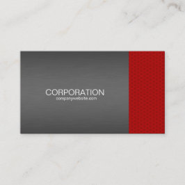 Profesional rojo del panal, tarjeta de visita de